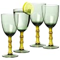 Sunset Palms Goblet Set of 4