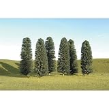 Bachmann Trains 5- 6 Cedar Trees - 6 Per Box by Bachmann