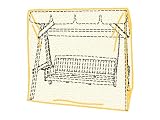 Canopy Swing Cover: 72 x 50 x 68 Khaki - B001RV6MLC