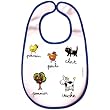 Washable Bib Baby Cie Farm Animals: Les Animaux de la Ferme Melamine Colorful dinnerware with wording