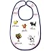 Washable Bib Baby Cie Farm Animals: Les Animaux de la Ferme Melamine Colorful dinnerware with wording