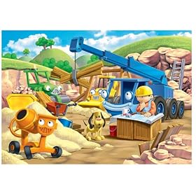 Bob The Builder: Construction Site Floor Puzzle (Ages 3 & up)