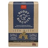 Cloud Star Itty Bitty Buddy Biscuits Dog Treats, Bacon and Cheese Madness, 8-Ounce Boxes (Pack of 6)
