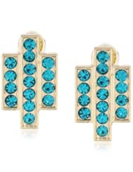 Shameless Jewelry "Eye Candy" Art Deco Swarovski Crystals Stud Earrings