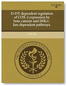 D-DT-dependent regulation of COX-2 expression by beta-catenin and JNK/c-Jun-dependent pathways.