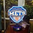 New York Mets Memory Company Team Neon Shield Table Lamp MLB Baseball Fan Shop Sports Team Merchandise