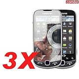 3-Pack Samsung Intercept Moment 2 M910 Combo Mirror Screen Protector for Sa ....