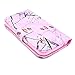 Galaxy S4 Case, Tree Camo Flip Wallet Credit ID Card Slot Holder Phone Case With Stand --Retail Package W Screen Protector --Pink
