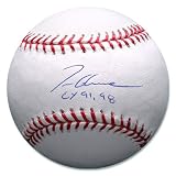 Tom Glavine Autographed MLB Baseball w/ CY 1991 and 1998 Inscription