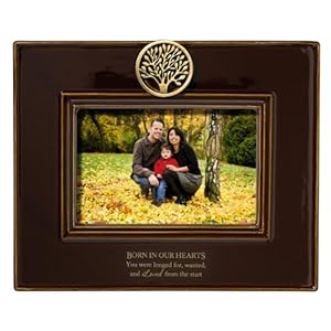 Grasslands Road Everyday Life Born in Our Hearts You Were Longed For Mahogany Brown Ceramic Frame, 4 by 6-Inch Grasslands Road Everyday Life Born in Our Hearts You Were Longed For Mahogany Brown Ceramic Frame, 4 by 6-Inch