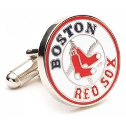 Boston Red Sox MLB Logo'd Executive Cufflinks w/Jewelry Box