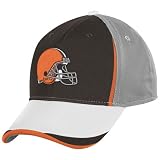 NFL Men's Cleveland Browns End Zone Structured Flex Hat - Tw85Z (Multi, Large/X-Large)
