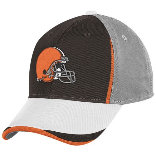 NFL Men's Cleveland Browns End Zone Structured Flex Hat - Tw85Z (Multi, Large/X-Large)