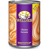 Wellness Complete Health Grain Free Chicken Natural Wet Canned Cat Food, 12.5-Ounce Can (Pack of 12)