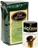 Caffe Appassionato Shade Grown Organic Caffe, Tempest Blend with Ekobrew Single Cup Filter, 12-Ounce