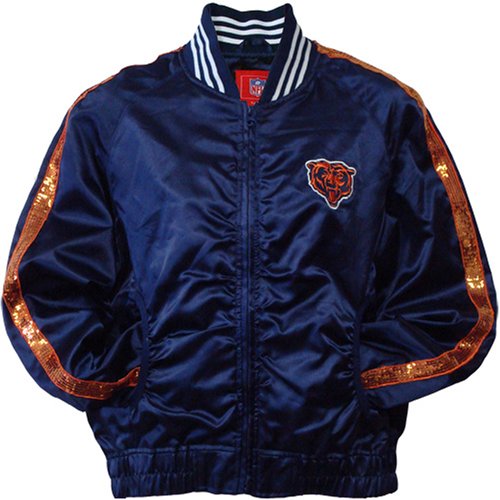 Chicago Bears Ladies Sequin Detail Jacket, Large
