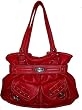 Kathy Van Zeeland Purse Handbag Pepper Lady Loop Belt Shopper