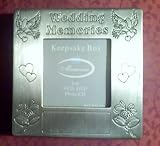 Wedding Memories Pewter Keepsake Box for Vcd, Dvd, Photo Cd