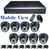 51JhAQTFQZL. SL160  CCTV Surveillance Video System 500GB HDD 8 Channel DVR Cameras Complete Security System with 8 Color Indoor Dome Cmos IR Day/Night Security Cameras and 8x 60ft Siamese Cables and Power Adapter Unit included! Internet Access and Smartphone & 3G Mobile Phone Live View!