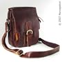PEPITA - Italian Leather Explorer's Bag, Chestnut