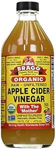 Bragg Organic Raw Apple Cider Vinegar, 16 Ounce - 12 Pack
