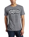 NBA Men's San Antonio Spurs Originals Court Series Big Stripes Tri-Blend Short Sleeve Jersey Tee (Grey Heathered, Medium)