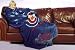 Chicago Cubs Comfy Throw Blanket With Sleeves - Smoke Design