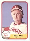 1981 Fleer # 213 Doug Bair Cincinnati Reds Baseball Card - In A Protective ScrewDown Display Case!