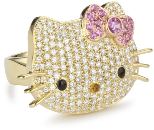 Hello Kitty by Kimora Lee Simmons “Simply Kitty” Ring, Size 7