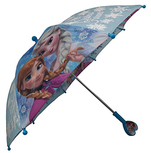 Disney Frozen Girl's Umbrella with 3D Hart Handle