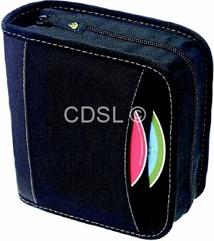 Childrens Toyshop  Electronics : Case Logic Rip'N'Burn 34 CD Capacity Wallet - Fast file front pouch for easy access to favourite CD's -