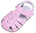 Femizee Girls Casual Leather Closed Toe Flower Princess Dress Sandal(Toddler/Little Kid)