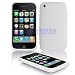 White Silicon Skin Cover Case Cell Phone Protector for Apple iPhone 3G i-phone [Beyond Cell Packaging]