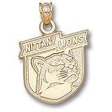 Penn State University Banner Shield Pendant (Gold Plated)