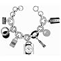 DKNY Watch NY4358 - Stainless Steel Charm Bracelet, Silver Dial