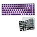 3-Pack Translucent Ultra Thin Soft Silicone Gel Keyboard Protector Skin Cover for 15.6-Inch HP 2000 Laptop PC, such as HP 2000-350US, 2000-299WM, 2000-416dx, 2000-2a20nr, 2000-2a22NR, 2000-2b30dx, 2000-2d10NR, 2000-2b19WM, 2000-2b80DX, 2000-2b49WM, 2000-2c29WM, 2000-2d20NR, 2000-2d64NR, 2000-2d09wm with CaseBuy Retail Packaging (Black + Clear + Purple)