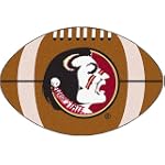 Fanmats Florida State Seminoles Football-Shaped Mats