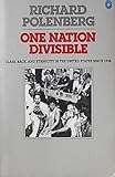 One nation divisible : class, race, and ethnicity in the United States since 1938