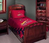 St Louis Cardinals Twin/Full Comforter with Two Pillow Shams
