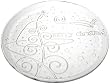 Merry Christmas Platter 12.125