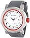 red line Men's RL-50049-014 Torque Sport Silver Dial Grey Silicone Band Watch
