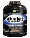 Muscle Pharm. Combat Powder Advanced Time Release Protein, Chocolate Milk, 4-Pound Tub
