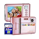 SVP NEW 9MP Pink Digital Camera+ Video Recorder+8X Zoom~ UltraSlim (32GB Included)