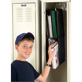 <b>Flexible Locker Organizer Shelves - Black Locker Stax</b>