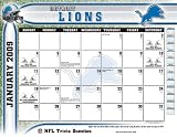 Detroit Lions 2009 22 x 17 Desk Calendar