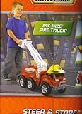 See More Image Mattel My Size Steer & Store Fire Truck with Real Lights and Sounds Mattel My Size Steer & Store Fire Truck with Real Lights and Sounds Sale In Cheap Price !! Promotions Here For Buy Mattel My Size Steer & Store Fire Truck with Real Lights and Sounds Best Selling