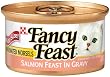 Fancy Feast Gourmet Cat Food, Marinated Morsels Salmon Feast in Gravy, 3-Ounce Cans (Pack of 24)