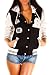 Bild: Damen College Jacke mit Kapuze Baseball Urban Jacke Dunkelblau Bordeauxrot Grau Schwarz S/M M/L L/XL