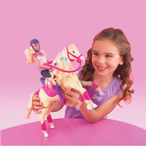 Imagen 3 de Barbie - Muñeca y caballo Campeón [Versión en inglés]