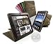 Tri-Axis Stasis Series: Saddle Leather Hide case cover for Apple iPad 2
